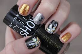 New Years Nail Art New Years Nail Art Firework Nails New Year S Nails
