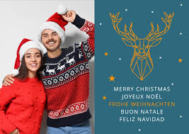 With tere tarin, carlos soriano, angelina cruz, stephen alpert. Meridian Design Merry Christmas Joyeux Noel Frohe Weihnachten Buon Natale Feliz Navidad Merry Christmas Cards Send Real Postcards Online