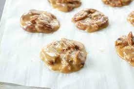 Pecans, sugar, cream, butter, and vanilla. Keto Pecan Pralines Recipe Joy Filled Eats