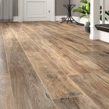 A light gray background overlain with white wood grain. Emser Tile Legacy 8 X 47 Porcelain Wood Look Wall Floor Tile Reviews Wayfair