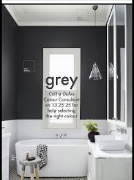 Grey Paint Dulux Domino Bathroom Design Decor Dulux Paint Colours Grey Grey Bathroom Paint