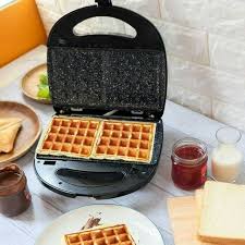 Alat ini digunakan untuk memanggang daging kebab & dapat diputar 360 derajat derajat agar hasil panggangan lebih merata sempurna. Idealife Il 202 Pemanggang Roti Waffle Grill Bread Toaster Panggang Sandwich Waffel Il 202 Wl Shop Shopee Indonesia