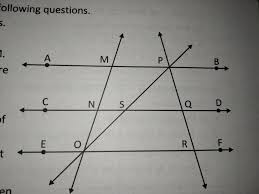 For computing intersections of lines and segments in 2d and 3d, it is best to use the parametric in 2d euclidean space, infinite lines always intersect. List Any Four Pairs Of Intersecting Lines List All Pairs Of Parallel Lines Identify The Lines That Brainly In