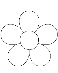 Print one for each petal you work on. Flower Template For Children S Activities Flower Templates Printable Flower Templates Printable Free Flower Template