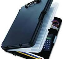 WorkMate II Plastic Storage Clipboard - Black