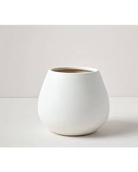Ceramic bonsai pots mini white porcelain flowerpots succulent garden indoor home nursery planters with chassis sea ship cyz3126. Shop Deals For Pure White Ceramic Planter Extra Small