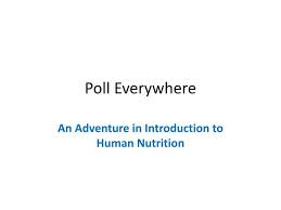 You can find everything you need to know online, with everything from nonprofit organizations to govern. Ppt Poll Everywhere Powerpoint Presentation Free Download Id 1549455