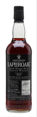 Laphroaig 1981 27 Year Old Islay Drinks Logo Whisky Laphroaig