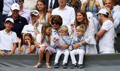 Roger federer's wife and roger federer's kids are starting to get some attention, now that he's on yet another winning streak. Tennis