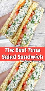 Tuna Salad Sandwich The Tipsy Housewife Tuna Salad Sandwich Recipe Best Tuna Salad Tuna Sandwich Recipes
