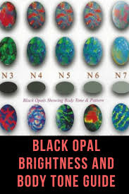 Black Opal Brightness And Body Tone Guide Opal Auctions