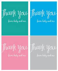 Baby Shower Thank You Gifts With Free Printable Gift Ideas Baby Shower Thank You Gifts Baby Shower Gift Bags Baby Shower Thank You Cards