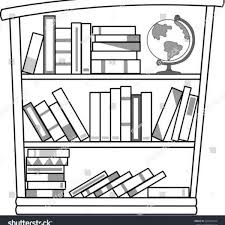 Maybe you would like to learn more about one of these? Book Shelf Clipart Black And White