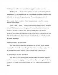 Maybe you would like to learn more about one of these? Lord Of The Flies Quotes And Significance Term Papers