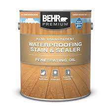 With the cells filled, water cannot penetrate. Premium Semi Transparent Waterproofing Wood Finish Oil Behr