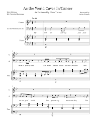 Check spelling or type a new query. As The World Caves In X Cancer Sheet Music For Piano Mixed Trio Download And Print In Pdf Or Midi Free Sheet Music For As The World Caves In By Matt