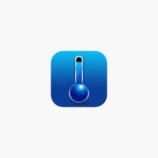 This application is very easy to use and free. Real Thermometer On The App Store