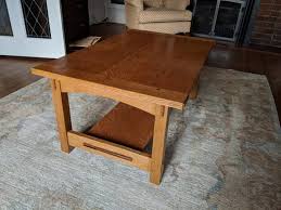 Arts and crafts coffee table (digital plan) by gregory paolini. Arts Crafts Coffee Table With Story Book Charm Finewoodworking