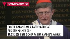Starting in early may, masses in the cathedral will gradually be opened to the public again. Pontifikalamt Am 5 Fastensonntag Aus Dem Kolner Dom Rainer Kardinal Woelki Am 29 03 2020 Youtube