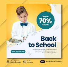 back to school instagram post template instagram post template post templates facebook cover template