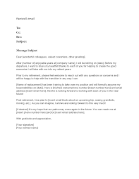 Send this letter when you or a family member is announcing a career retirement. 28 Perfect Farewell Letters To Boss Or Colleagues Templatearchive