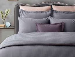 Madam coco lila yatak örtüsü. Cizgili Saten Cift Kisilik Nevresim Takimi Antrasit Madame Coco