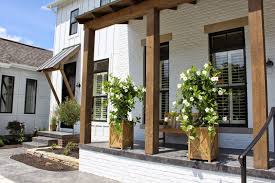 Black And White House Exterior Modern White Brick Cedar Black Windows Exterior Inspiration White House Exterior With Board An White Exterior Houses Modern Farmhouse Exterior Farmhouse Exterior
