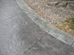 Photos of stamped concrete patios & walkways. Gray Stamped Concrete With Gray Release Google Search Stamped Concrete Driveway Stamped Concrete Patio Stamped Concrete