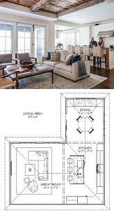 Kitchen Layout One Wall With Island Open Concept 57 Ideas Dining Room Layout Living Room Floor Plans Kitchen Layout Plans