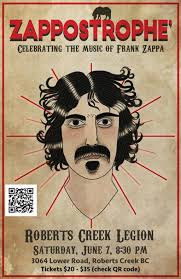 THIS SATURDAY NIGHT! FRANK ZAPPA TRIBUTE!!