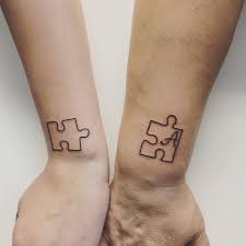 Enjoy this gallery of some of the cooler puzzle tattoos we found. 1001 Ideas For Matching Brother And Sister Tattoos