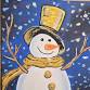 Snowman Acrylic Painting event image
