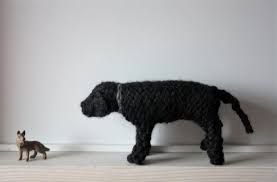 Pdf pattern for knitted labrador dog square. Knitted Dog Black Labrador Etsy
