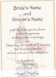 Sample Wording For Wedding Invitations Informal Wedding Invitations Wedding Invitations Examples Second Wedding Invitations