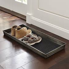 Zinc Boot Tray With Liner Boot Tray Entryway Shoe Entryway Shoe Storage