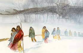 The Trail Of Tears Remembered Trail Of Tears Native American Paintings Cherokee Art