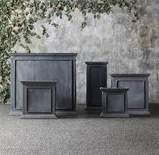 <p>fill your exterior home décor with flourishing greenery, regardless of where you live, with rectangular flower boxes. Faux Zinc Planter The Created Home