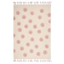 Gemütlichkeit strahlt er durch die hochflorfasern aus. Schurwoll Teppich Happy Rugs Ring Natur Rosa 160x230 Cm Gratis Anti 189 00