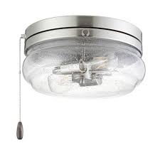 Recessed led lighting are generally dimmable with few issues provided you get the right led dimmer ( i am a huge fan of lutron products ), though do not expect dimming like a. Patriot Lighting Talia Brushed Nickel 2 Light Flush Mount Ceiling Light At Menards