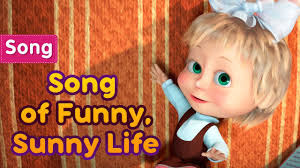 Masha and the Bear 👱‍♀️🎵Song of Funny, Sunny Life (Who am I?) 🤓💡 Best  songs for kids!