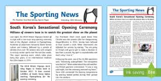 The best way to structure a newspaper article is to first write an outline. Wagoll Newspaper Report Writing Sample