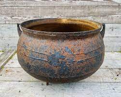 Maybe you would like to learn more about one of these? Planters Pots 20 Large Cast Iron Cauldron Black Cast Iron Cauldron Cast Iron Planter Cast Iron Wash Pot Footed Cauldron Antique Cauldron No Home Living