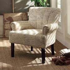Homelegance Langdale Casual French Note Cotton Accent Chair Lowes Com Fabric Accent Chair Accent Chairs Side Chairs
