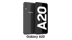 Samsung Galaxy A20 Black 3D Model