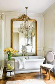 Chandelier over french claw foot tub. The Best Light Fixtures To Hang Over A Tub House Of Jade Interiors