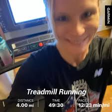 Treadmill workout mimicking Boston Marathon pace