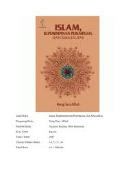 2 leadership kemampuan mendorong/ mempengaruhi suatu kelompok 22 tugas kelompok buatlah sebuah resensi buku yang bertema kepemimpinan tuliskan dengan jelas. Pdf Review Buku Islam Kepemimpinan Perempuan Dan Seksualitas Oleh Miftah Alva Maldini Miftah A L V A Maldini Academia Edu