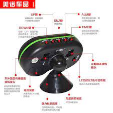 車載時鐘汽車溫度計電壓表車內外溫度檢測車用電子錶夜光led led dow