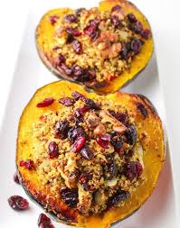 Roasted Acorn Squash With Cranberry Walnut Quinoa Stuffing Tastefulventure Recipe In 2020 Acorn Squash Recipes Healthy Acorn Squash Recipes Recipes