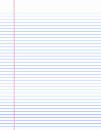 This version of the free lined notebook paper template has a red vertical line like standard notebook paper to provide a left margin for writing. Pin On Bordures Et Cadres